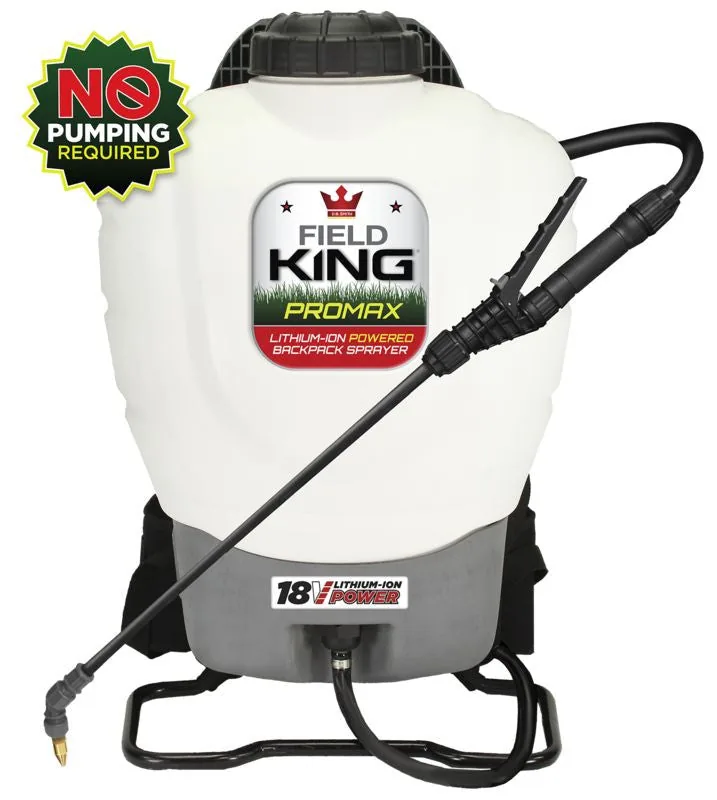 Field King® Lithium-Ion Powered Backpack Sprayer