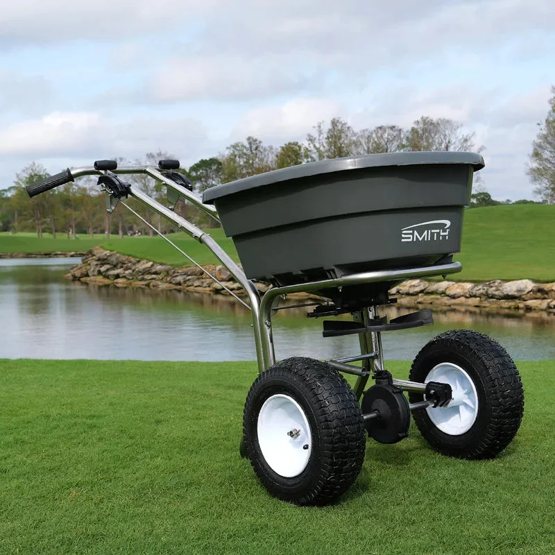 Smith™ SB-80ST 80 lb Torque Grip Stainless Steel Broadcast Push Spreader Model 190811, photo 2
