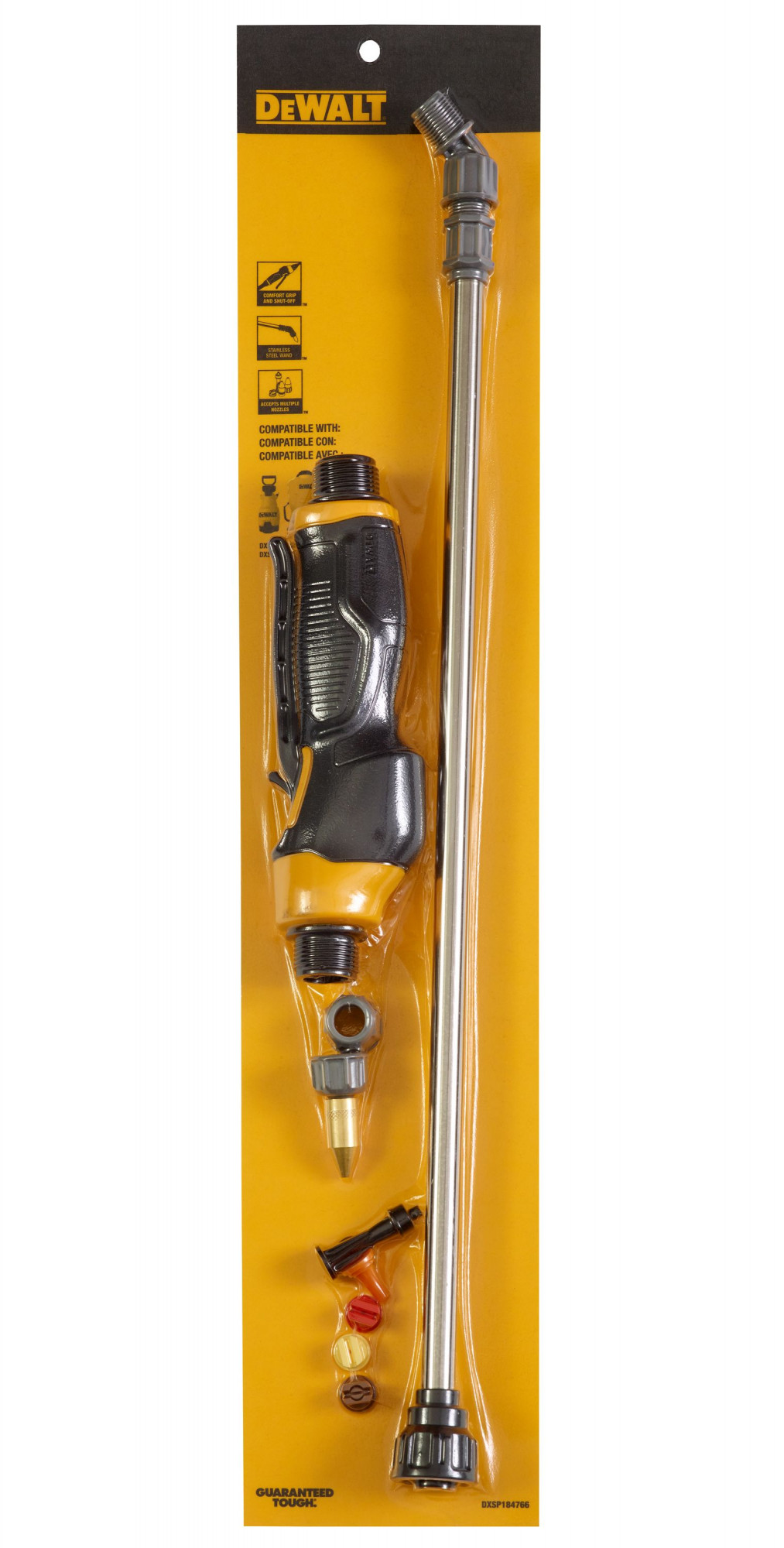 184766 Kit, Wand, Shutoff, Nozzle, Carded, DeWALT 