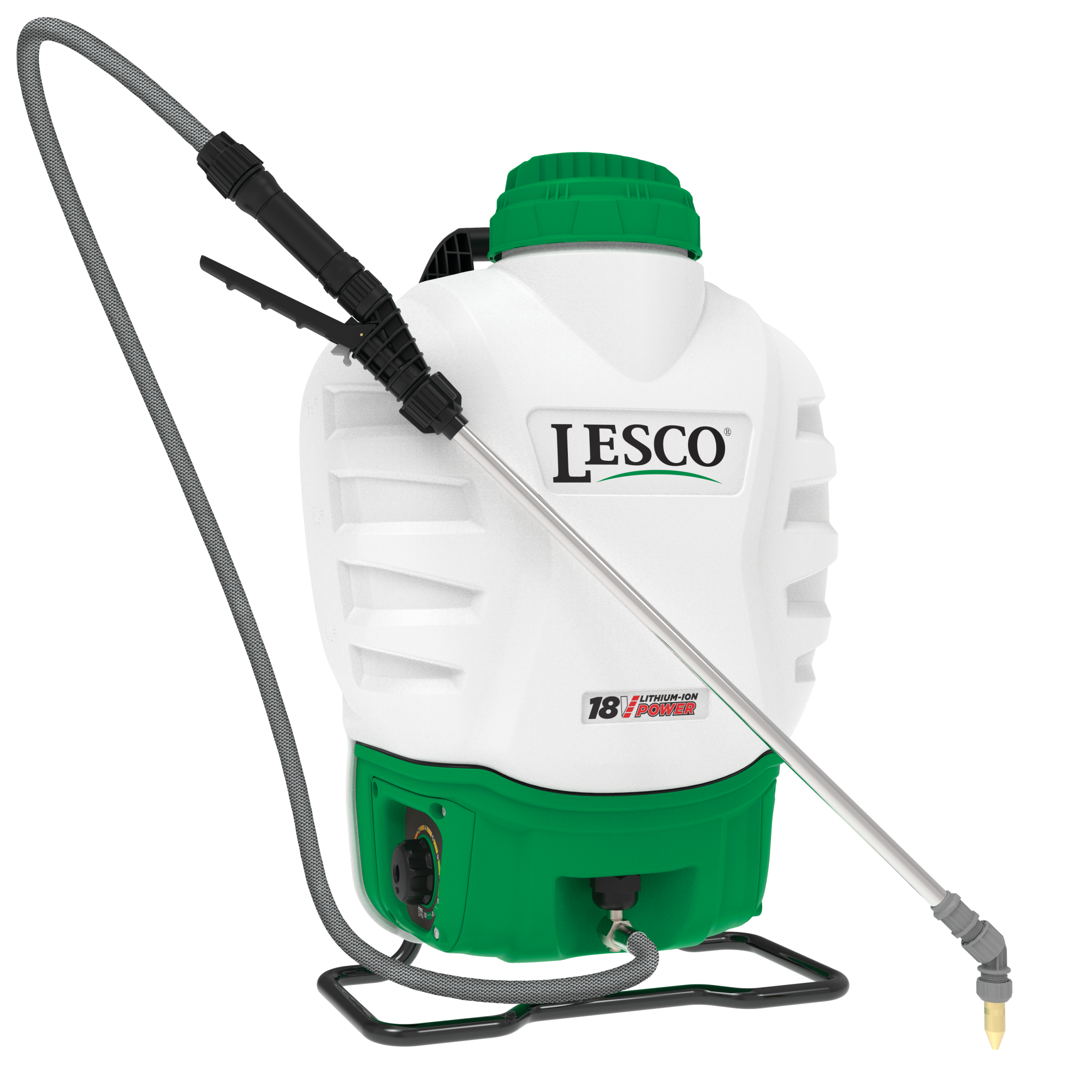LESCO® 18V Lith-Ion Battery Powered Variable Flow Backpack Sprayer, Model 190723