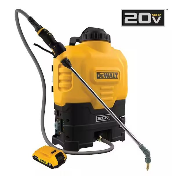 DEWALT®  20V* Lithium-ion Battery Powered Backpack Sprayer, Model DXSP190681