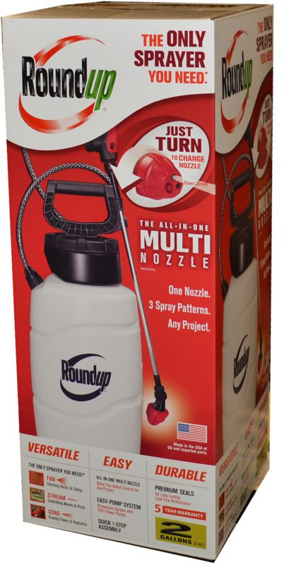 Product Info Fountainhead Group Inc Roundup 2 Gallon All In 1 Multi Nozzle Sprayer