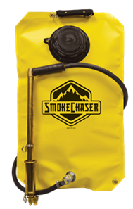 Indian&trade; SmokeChaser FSV500PG 5 Gal. Collapsible Vinyl Bag with Fedco FPG100 Brass Pistol Grip Fire Pump, Model 190429