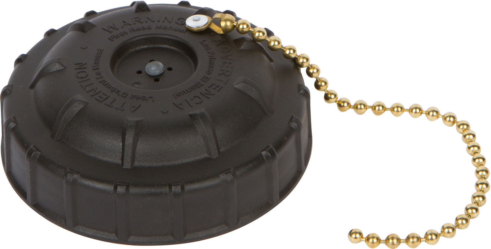 181447 Cap Assy, Black, w/Chain, Poly Fire