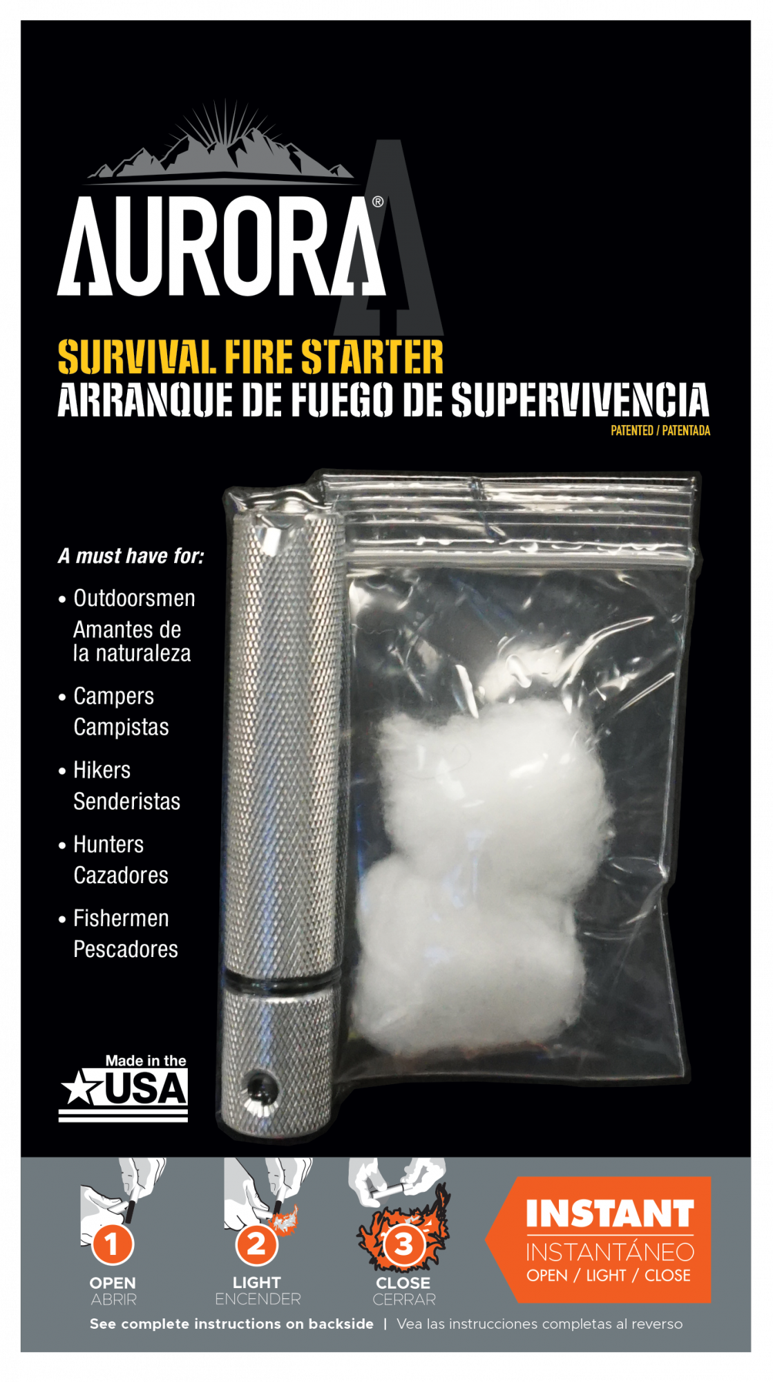 AURORA Survival Fire Starter